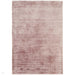 Blade Modern Plain Distressed Shimmer Hand-Woven Textured Silky Viscose Flatweave Heather Rug