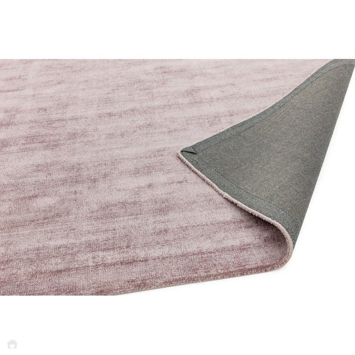 Blade Modern Plain Distressed Shimmer Hand-Woven Textured Silky Viscose Flatweave Heather Rug