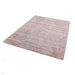 Blade Modern Plain Distressed Shimmer Hand-Woven Textured Silky Viscose Flatweave Heather Rug