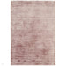 Blade Modern Plain Distressed Shimmer Hand-Woven Textured Silky Viscose Flatweave Heather Rug