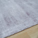 Blade Modern Plain Distressed Shimmer Hand-Woven Textured Silky Viscose Flatweave Heather Runner