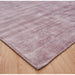 Blade Modern Plain Distressed Shimmer Hand-Woven Textured Silky Viscose Flatweave Heather Runner