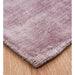 Blade Modern Plain Distressed Shimmer Hand-Woven Textured Silky Viscose Flatweave Heather Runner