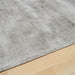 Blade Modern Plain Distressed Shimmer Hand-Woven Textured Silky Viscose Flatweave Mocha Runner