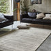 Blade Modern Plain Distressed Shimmer Hand-Woven Textured Silky Viscose Flatweave Moleskin Rug