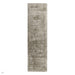 Blade Modern Plain Distressed Shimmer Hand-Woven Textured Silky Viscose Flatweave Moleskin Runner