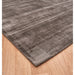 Blade Modern Plain Distressed Shimmer Hand-Woven Textured Silky Viscose Flatweave Moleskin Runner