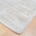 Blade Modern Plain Distressed Shimmer Hand-Woven Textured Silky Viscose Flatweave Putty Rug