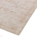 Blade Modern Plain Distressed Shimmer Hand-Woven Textured Silky Viscose Flatweave Putty Runner