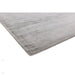 Blade Modern Plain Distressed Shimmer Hand-Woven Textured Silky Viscose Flatweave Silver Rug