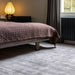 Blade Modern Plain Distressed Shimmer Hand-Woven Textured Silky Viscose Flatweave Silver Rug