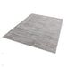 Blade Modern Plain Distressed Shimmer Hand-Woven Textured Silky Viscose Flatweave Silver Rug