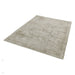 Blade Modern Plain Distressed Shimmer Hand-Woven Textured Silky Viscose Flatweave Smoke Rug