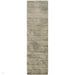 Blade Modern Plain Distressed Shimmer Hand-Woven Textured Silky Viscose Flatweave Smoke Runner