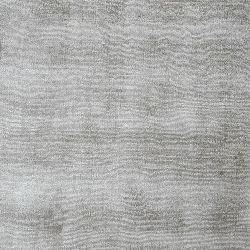 Blade Modern Plain Distressed Shimmer Hand-Woven Textured Silky Viscose Flatweave Smoke Runner