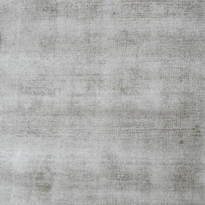 Blade Modern Plain Distressed Shimmer Hand-Woven Textured Silky Viscose Flatweave Smoke Runner