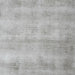 Blade Modern Plain Distressed Shimmer Hand-Woven Textured Silky Viscose Flatweave Smoke Runner