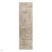 Blade Modern Plain Distressed Shimmer Hand-Woven Textured Silky Viscose Flatweave Smoke Runner