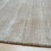 Blade Modern Plain Distressed Shimmer Hand-Woven Textured Silky Viscose Flatweave Soft Gold/Beige Rug