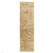 Blade Modern Plain Distressed Shimmer Hand-Woven Textured Silky Viscose Flatweave Soft Gold/Beige Runner