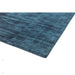 Blade Modern Plain Distressed Shimmer Hand-Woven Textured Silky Viscose Flatweave Teal Rug