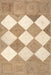 Bleached Jute Trellis Area Rug Natural 160 cm x 230 cm