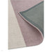 Blox Modern Plain Geometric Hand-Woven Textured Low-Pile Wool Heather/Purple/Grey Rug