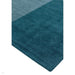 Blox Modern Plain Geometric Hand-Woven Textured Low-Pile Wool Teal/Grey Rug