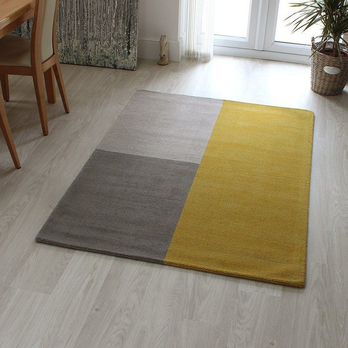 Blox Mustard Rug