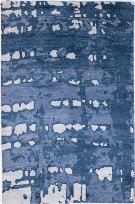 Blue Abstract Rug