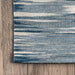 Blue Abstract Wool Blend Rug 160x230 cm