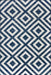 Blue Chevron Stripes Area Rug 120x180 cm