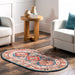 Blue Fringed Area Rug for High Traffic Spaces