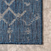 Blue Indoor Outdoor Trellis Area Rug 120x180 cm