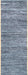 Blue Leather Flatweave Area Rug 120x180 cm