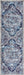 Blue Medallion Area Rug 150x230 cm Soft Durable Design