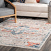 Blue Medallion Area Rug 160x230 cm Durable Soft Fibers