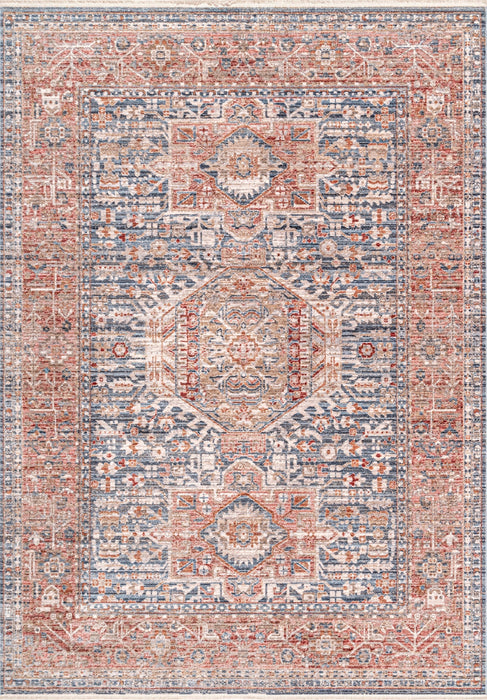 Blue Medallion Area Rug 160x230 cm