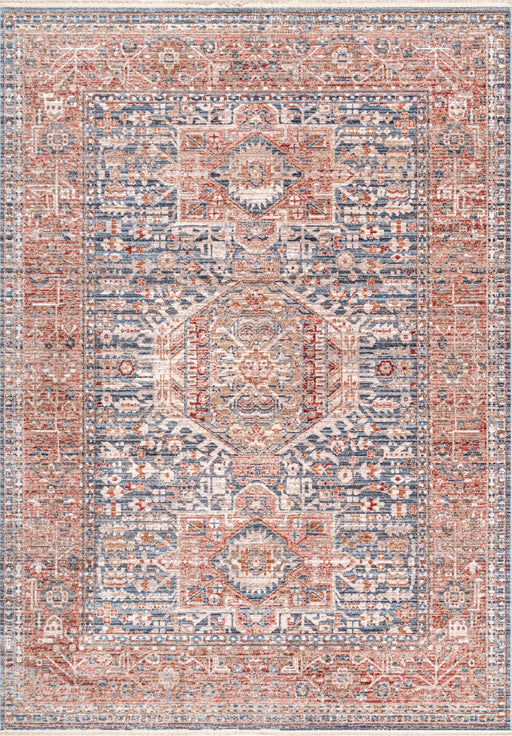 Blue Medallion Area Rug 160x230 cm