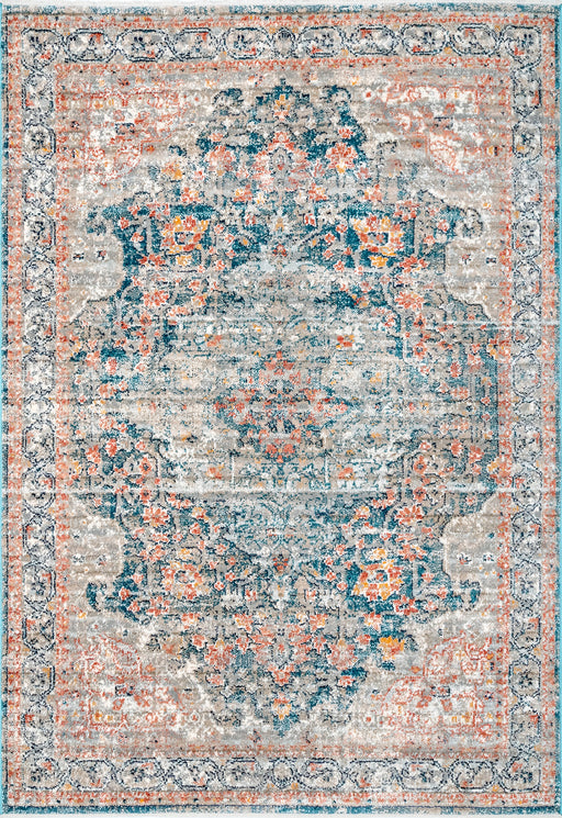 Blue Medallion Area Rug 160x230 cm