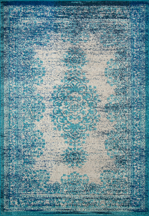 Blue Medallion Area Rug 160x230 cm