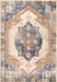 Blue Medallion Area Rug 160x230 cm