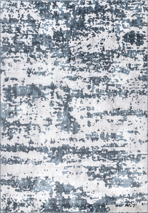 Blue Modern Abstract Area Rug 160x230 cm