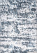 Blue Modern Abstract Area Rug 160x230 cm