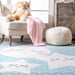 Blue Night Sky Area Rug for Nursery and Kids' Rooms