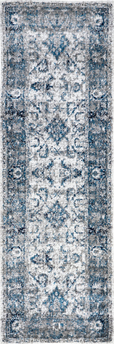 Tappeto orientale Herati blu 150x90 cm