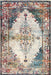 Blue Oriental Medallion Area Rug 160x230 cm