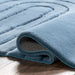 Tappeto Cloud lavabile in peluche blu 120x180 cm