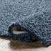 Blue Shag Area Rug 150x230 cm Durable Synthetic Material