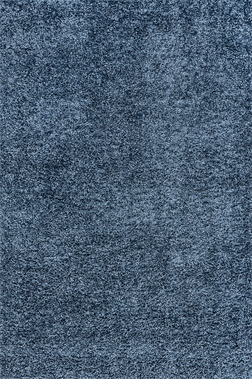 Blue Shag Area Rug 150x230 cm Durable Synthetic Material